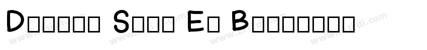 Douyin Sans En Bold字体转换